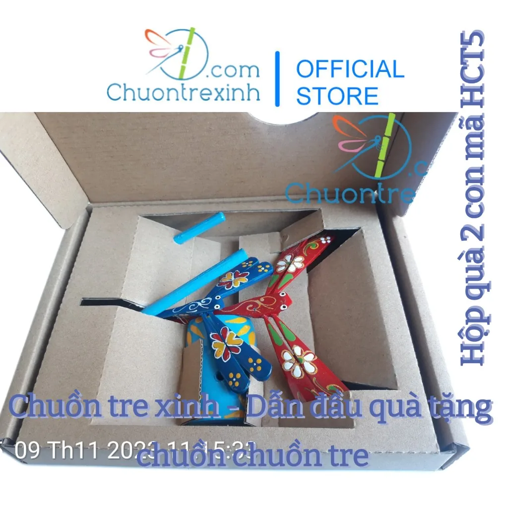 Hộp quà chuồn tre HCT5